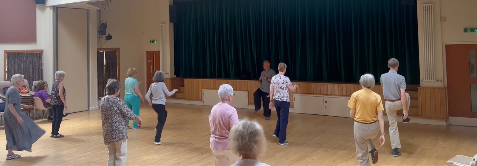 Tai Chi practice in nature
